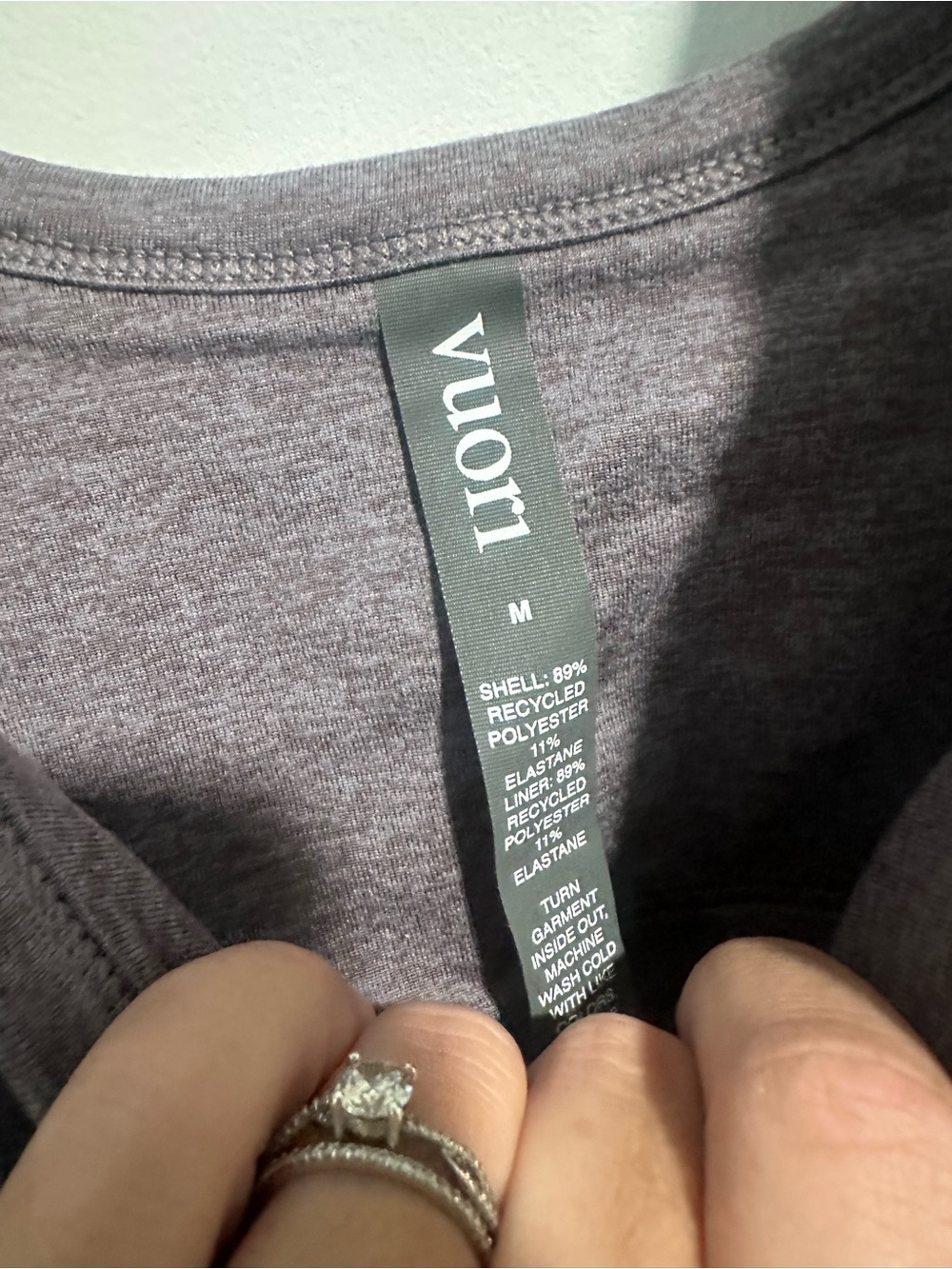 Vuori Heathered Slate Scoop Neck Tank Dress - Picture 4 of 6